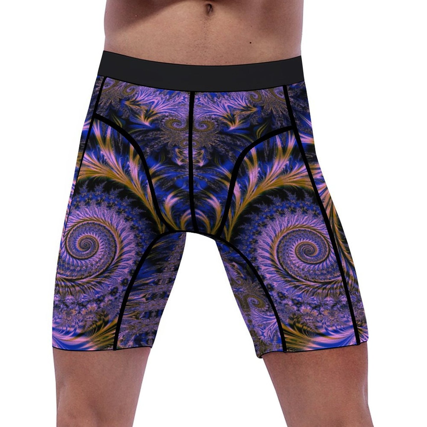 All-Over Print Men's Compression Shorts