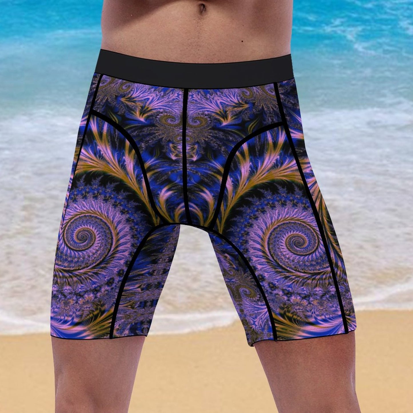 All-Over Print Men's Compression Shorts