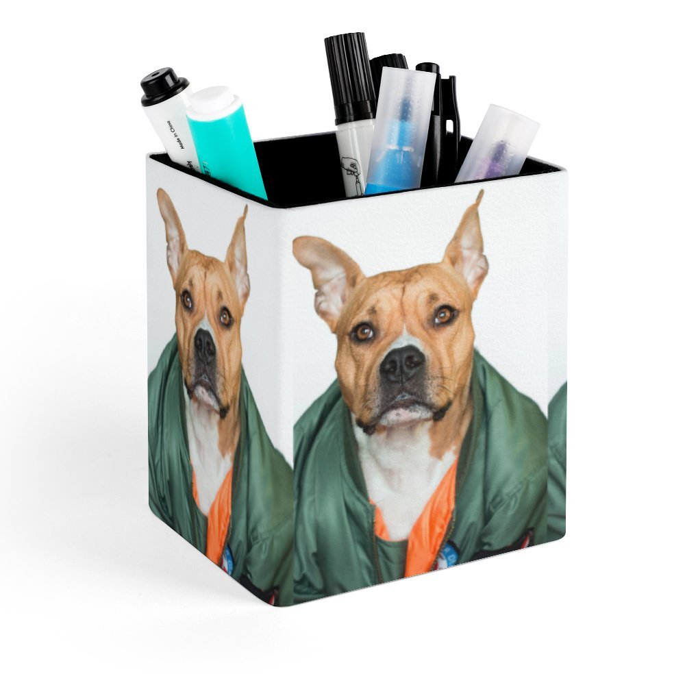 All-Over Print Square Pen Holder