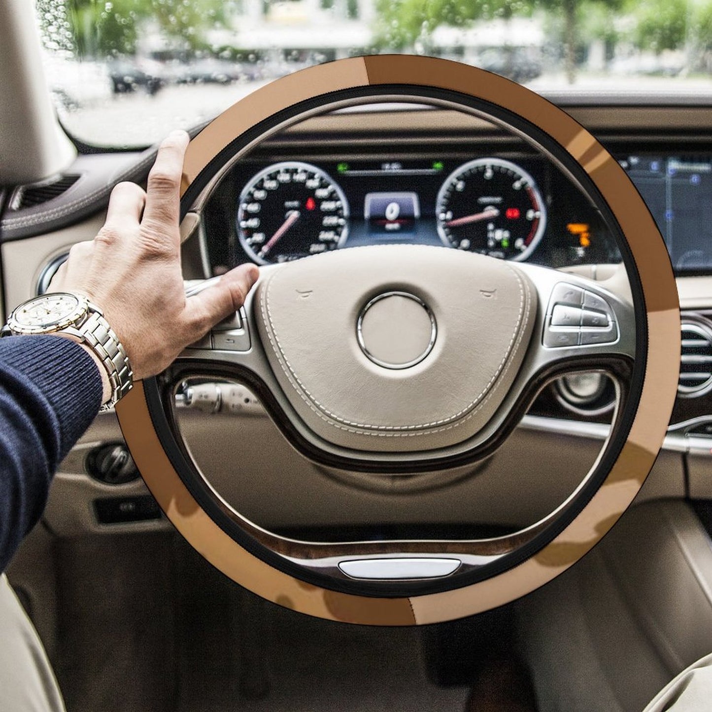 Car Steering Wheel Cover