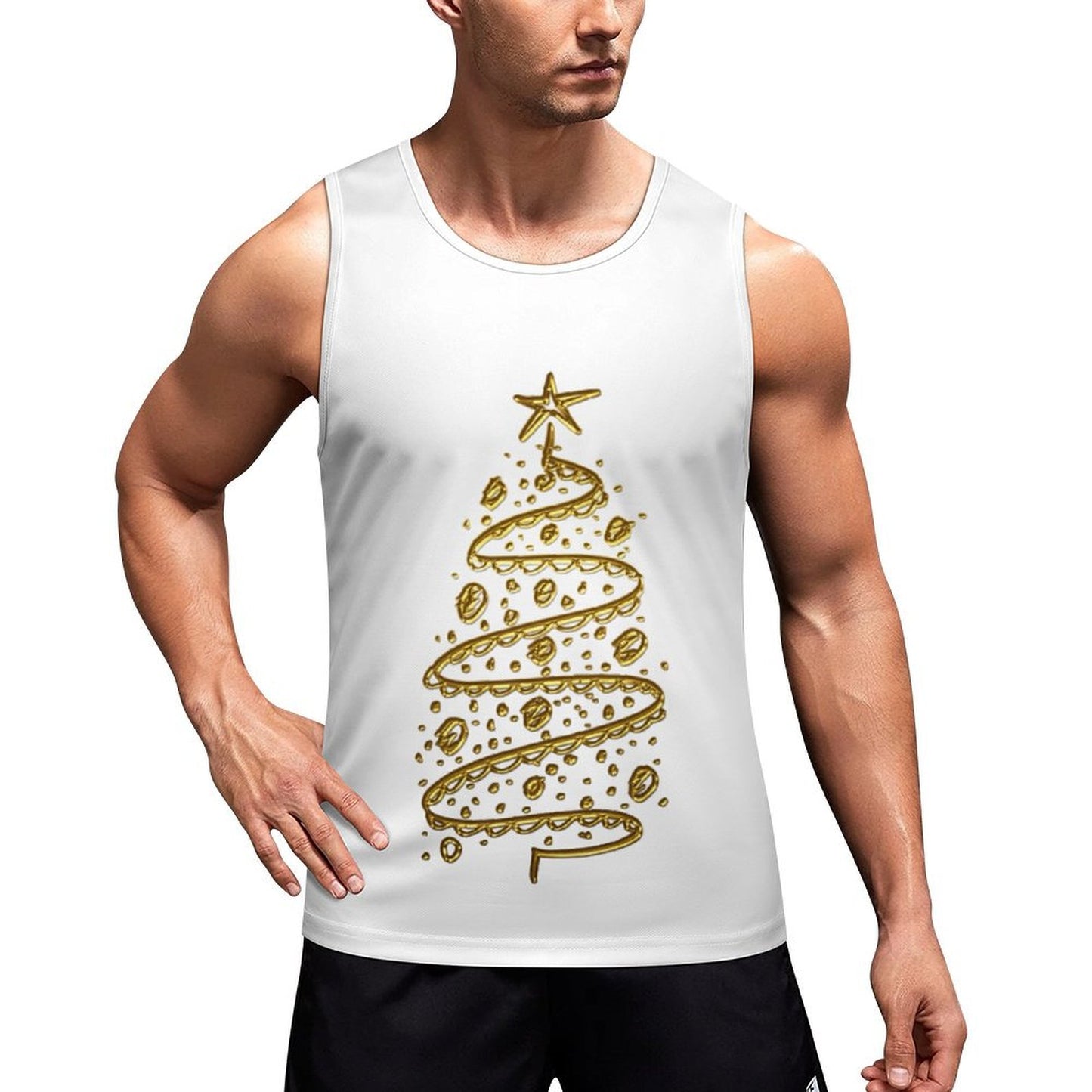 All-over Print Men's Tight Tank Top