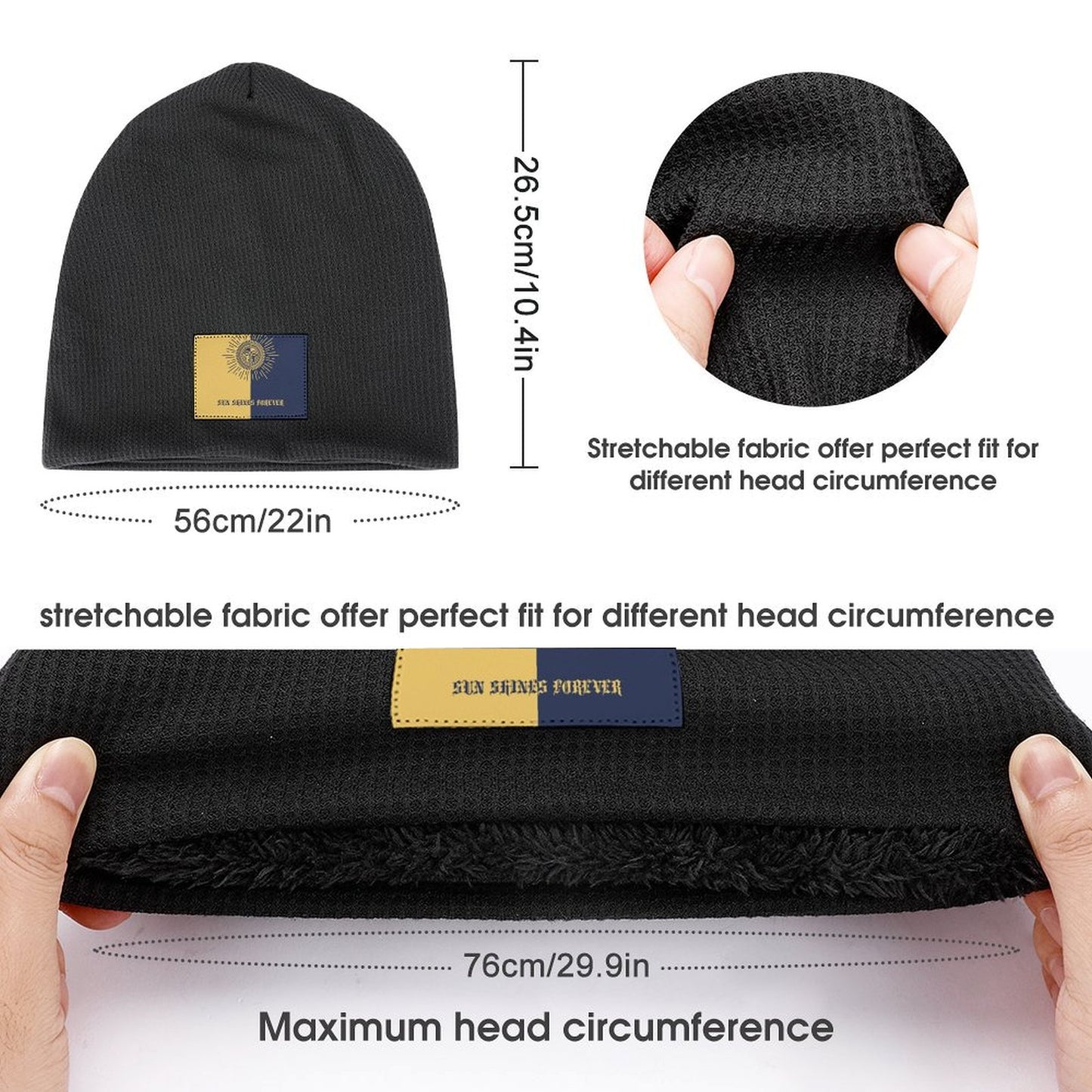 Plush Pullover Cap