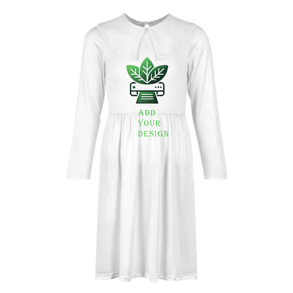 All-Over Print Children's Long Sleeved Dress