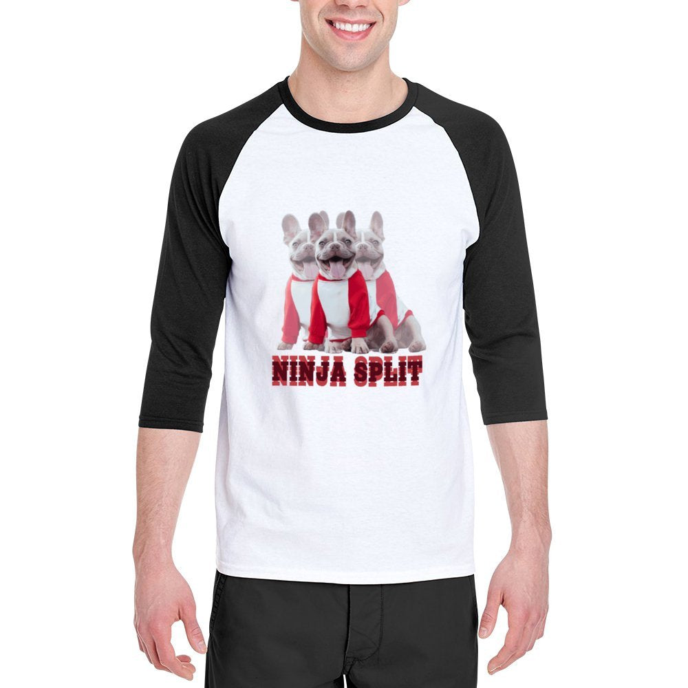 100% Cotton Men's Three Quarter Sleeve T-Shirt