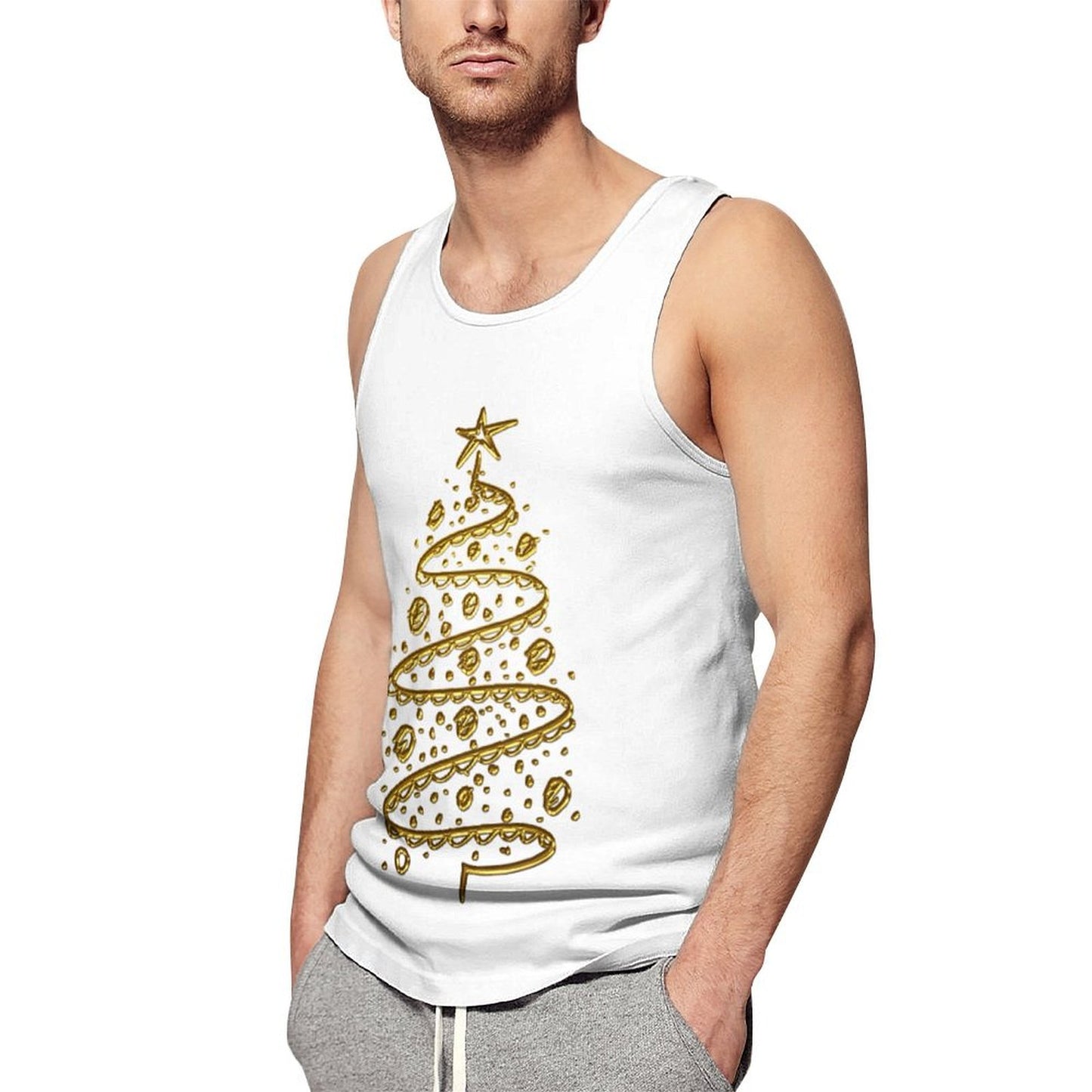 All-over Print Men's Tight Tank Top