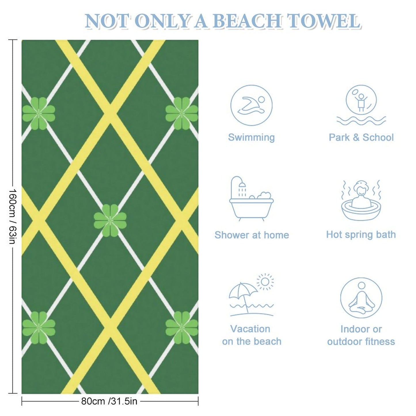 Plus Size Beach Towel