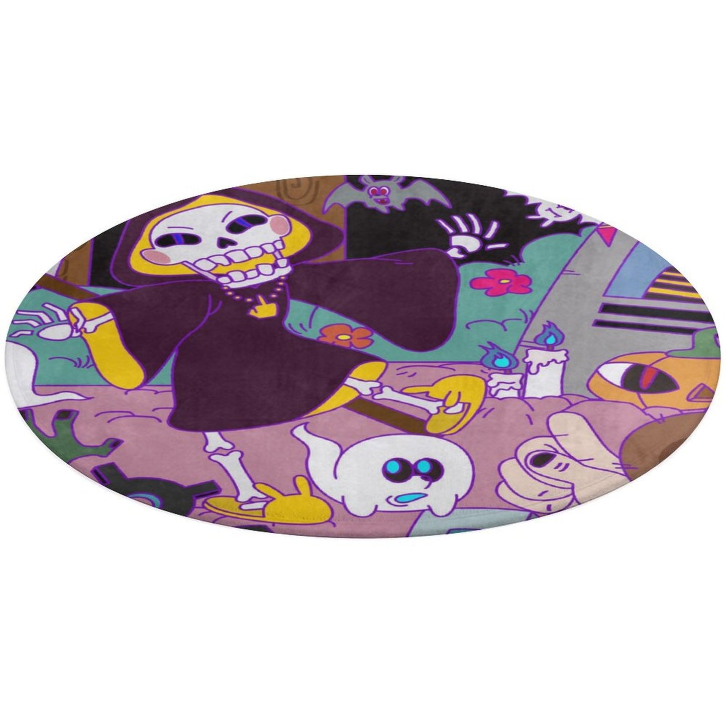 Coral Velvet Floor Mat