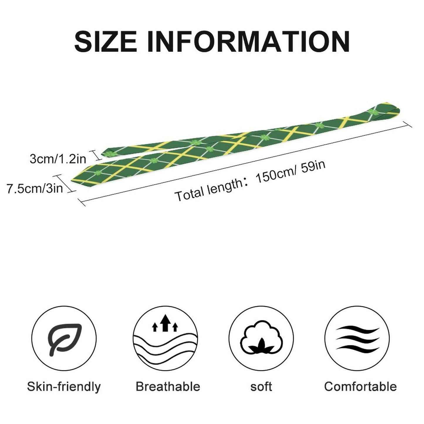 All-Over Print Men's Tie