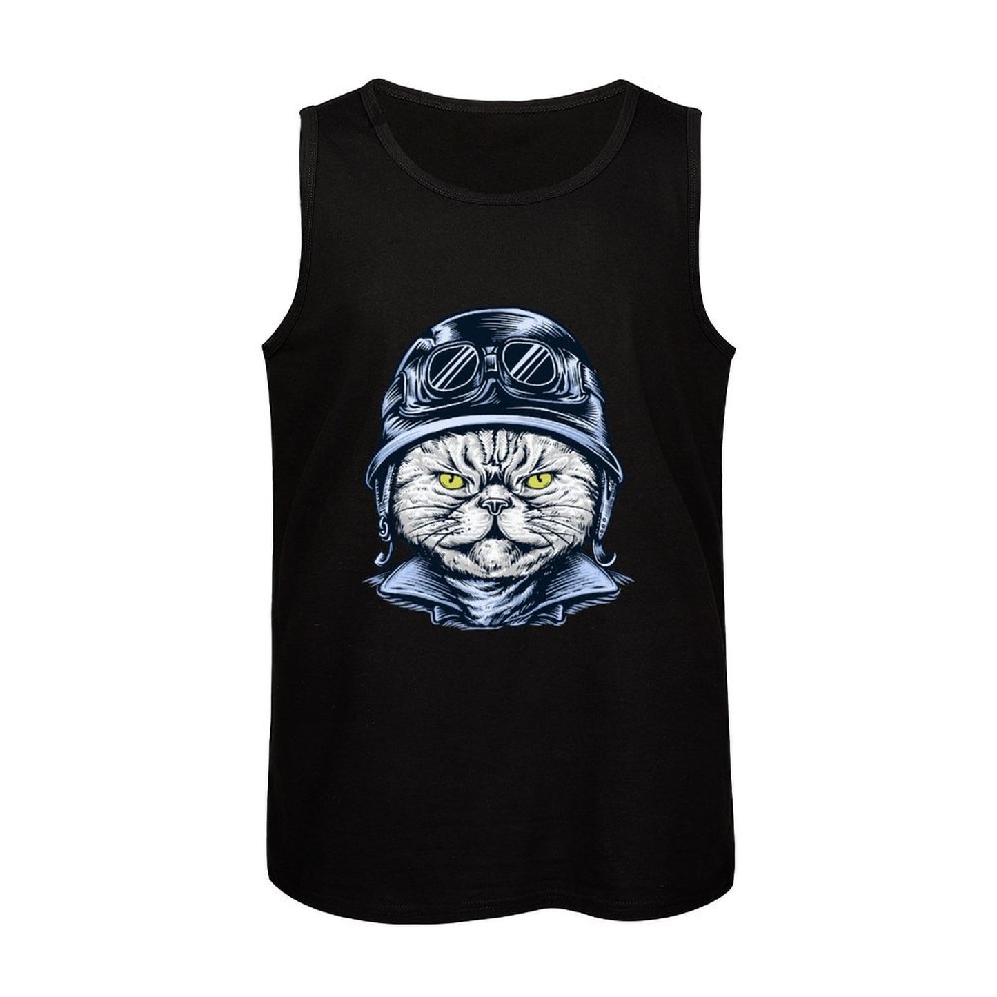 100% Cotton Tank Top (printed on the front)