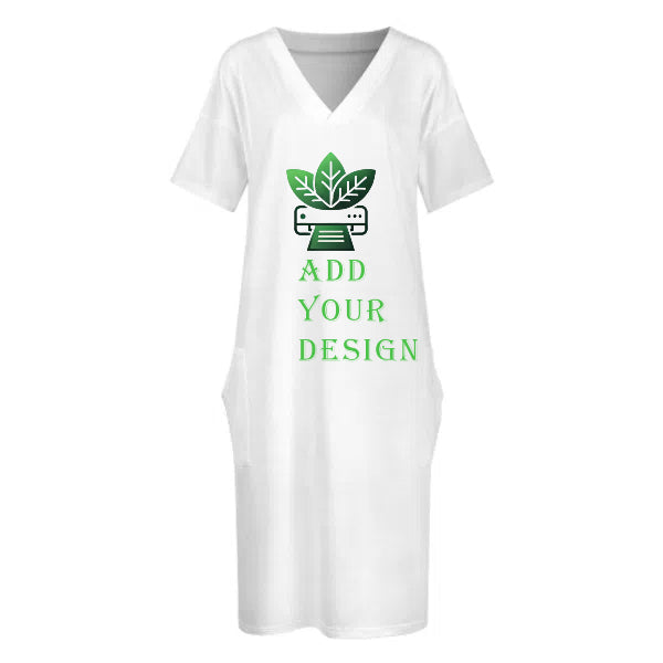 All-Over Print Women's Loose Pocket Dress