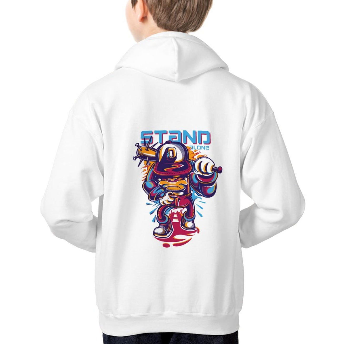 100% Cotton Teen Hoodie (no pockets/back print)