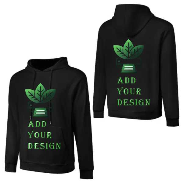 100% Cotton Multicolor Hoodie (front and back + 2 sleeve printed)