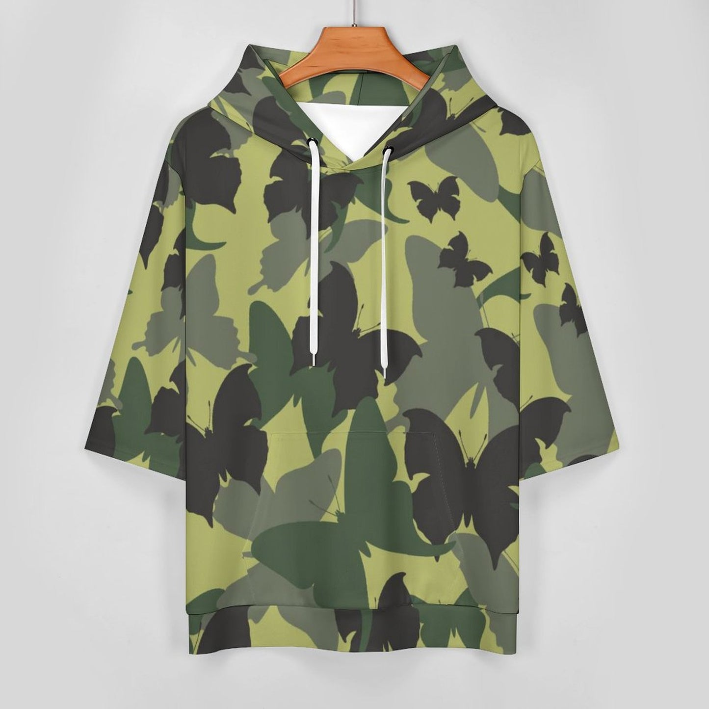 All-Over Print Mid Sleeved Hoodie