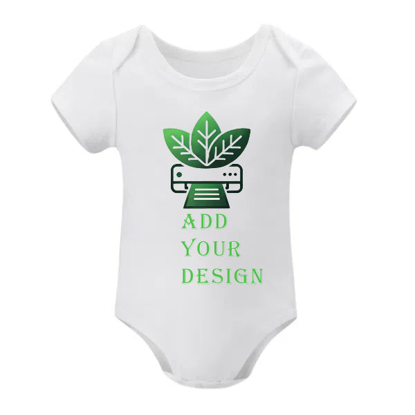 Multi-color Short Sleeved Baby Bodysuits