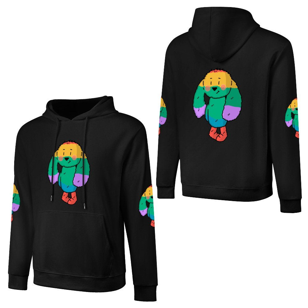 100% Cotton Multicolor Hoodie (front and back + 2 sleeve printed)