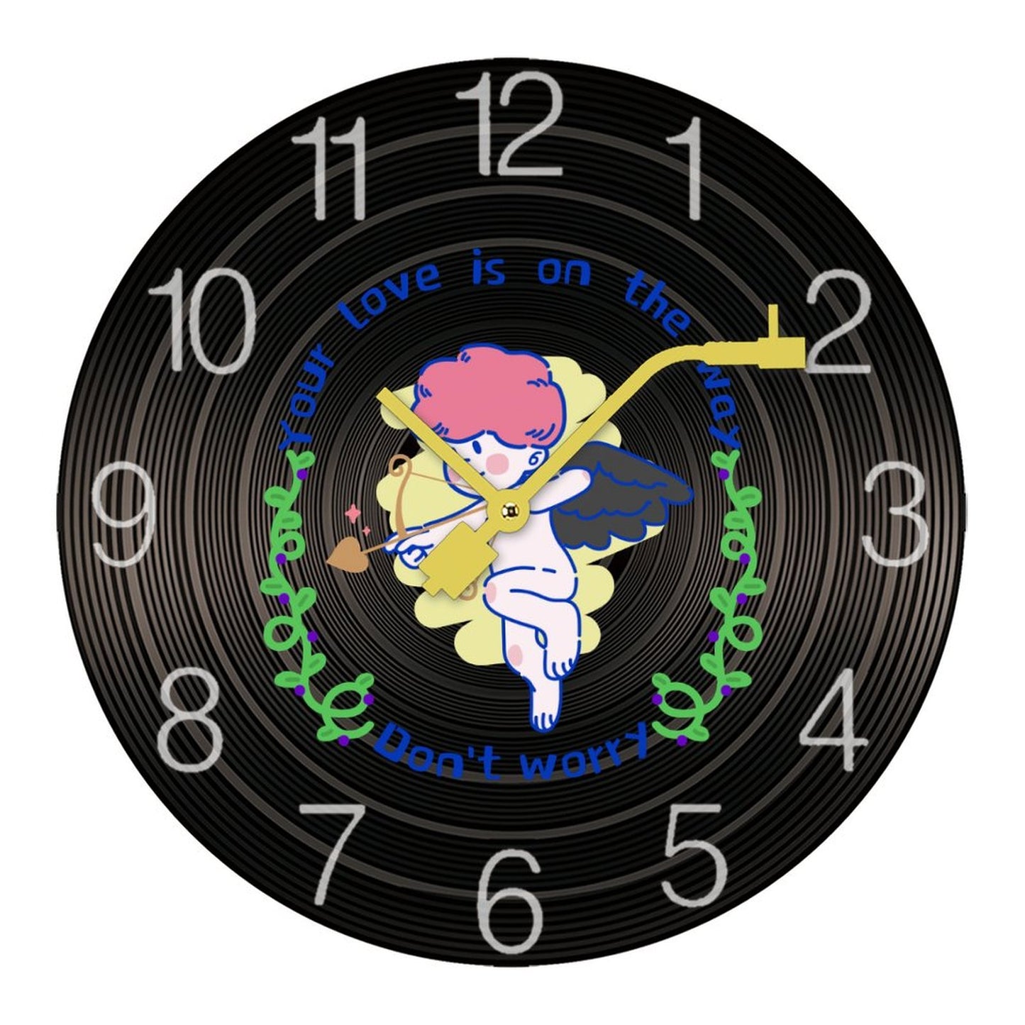 Record Wall Clock