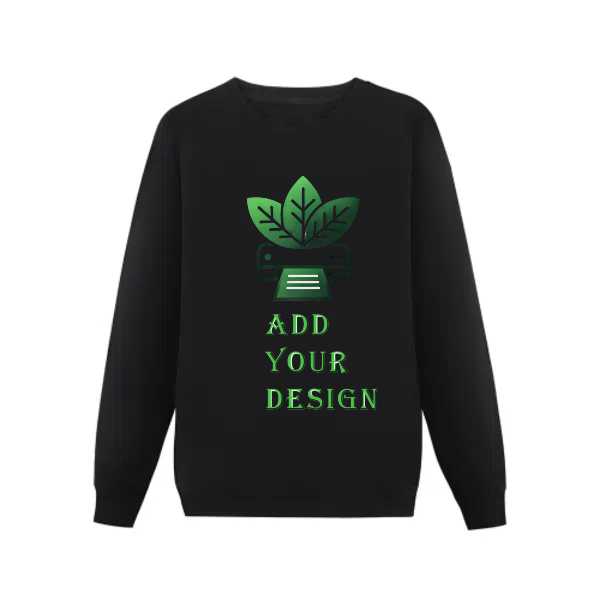 100% Cotton Women's Pullover Sweatshirt (front print)