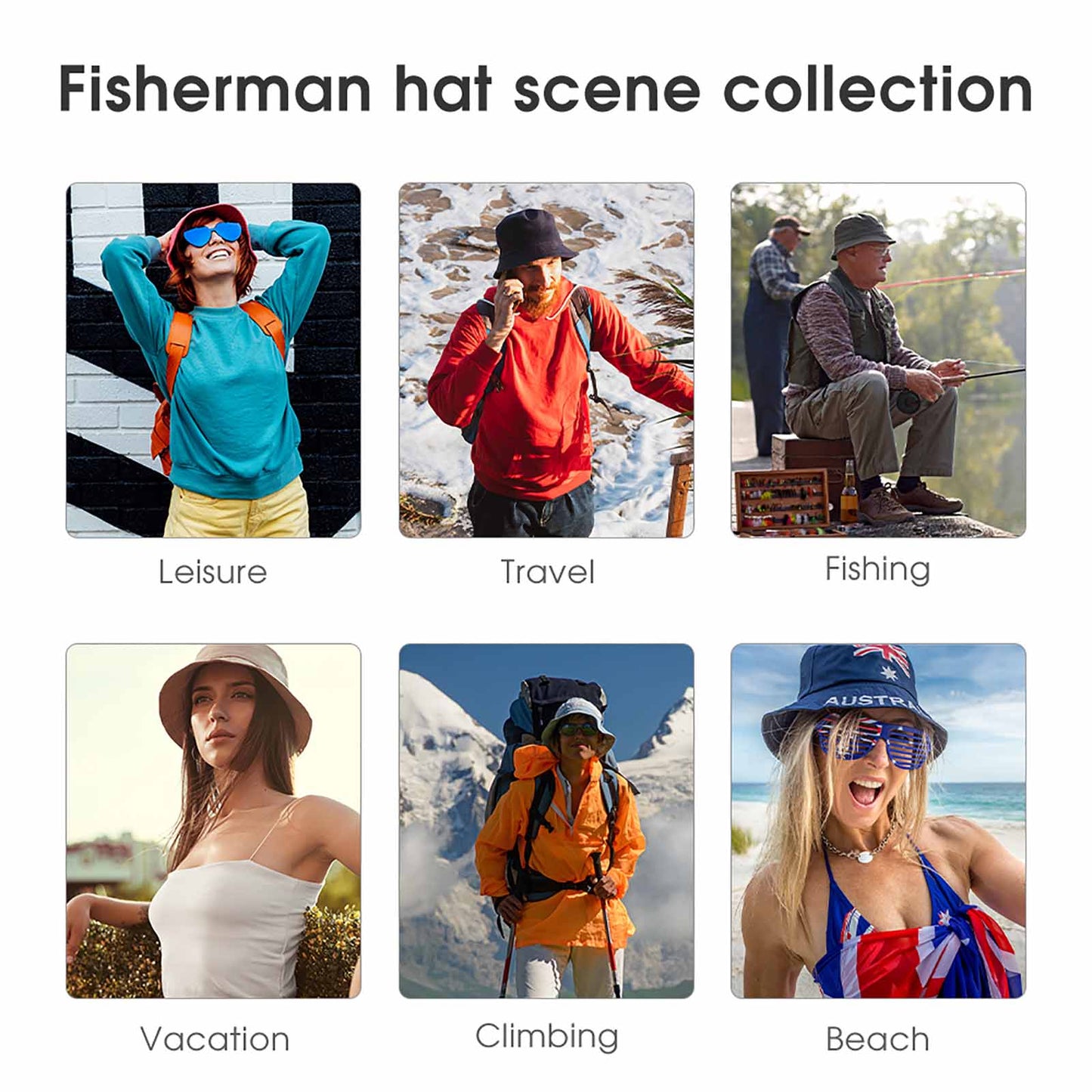 All-Over Print Fisherman's Hat (Plus Size)