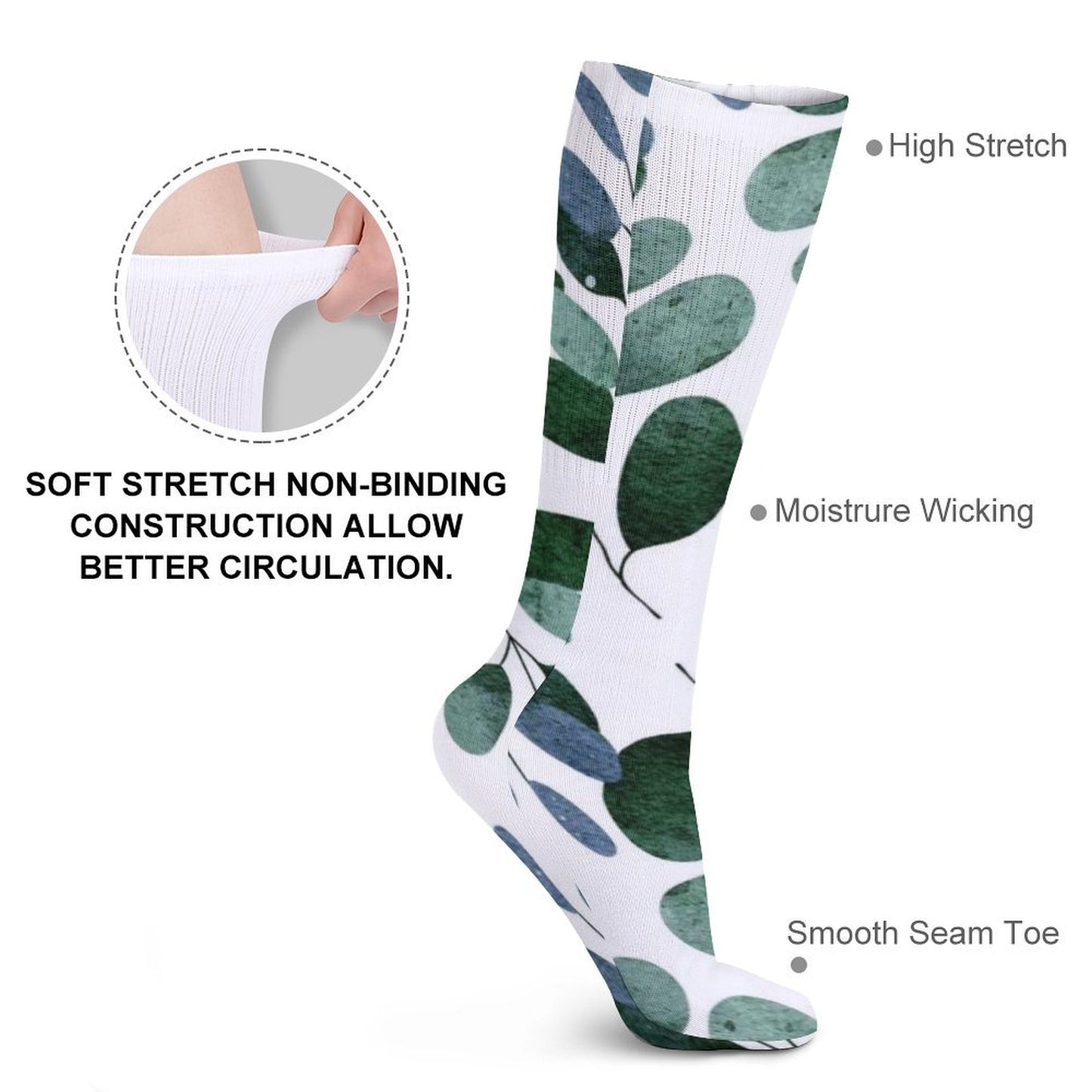 All-Over Print Breathable Stockings
