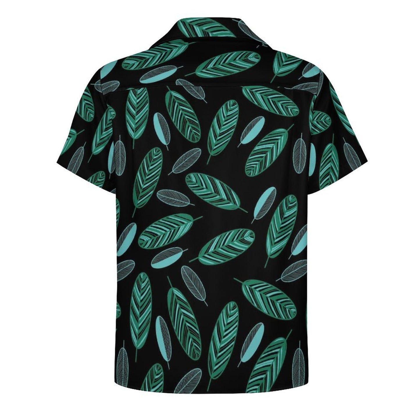 All-Over Print Cuban Collar Shirt