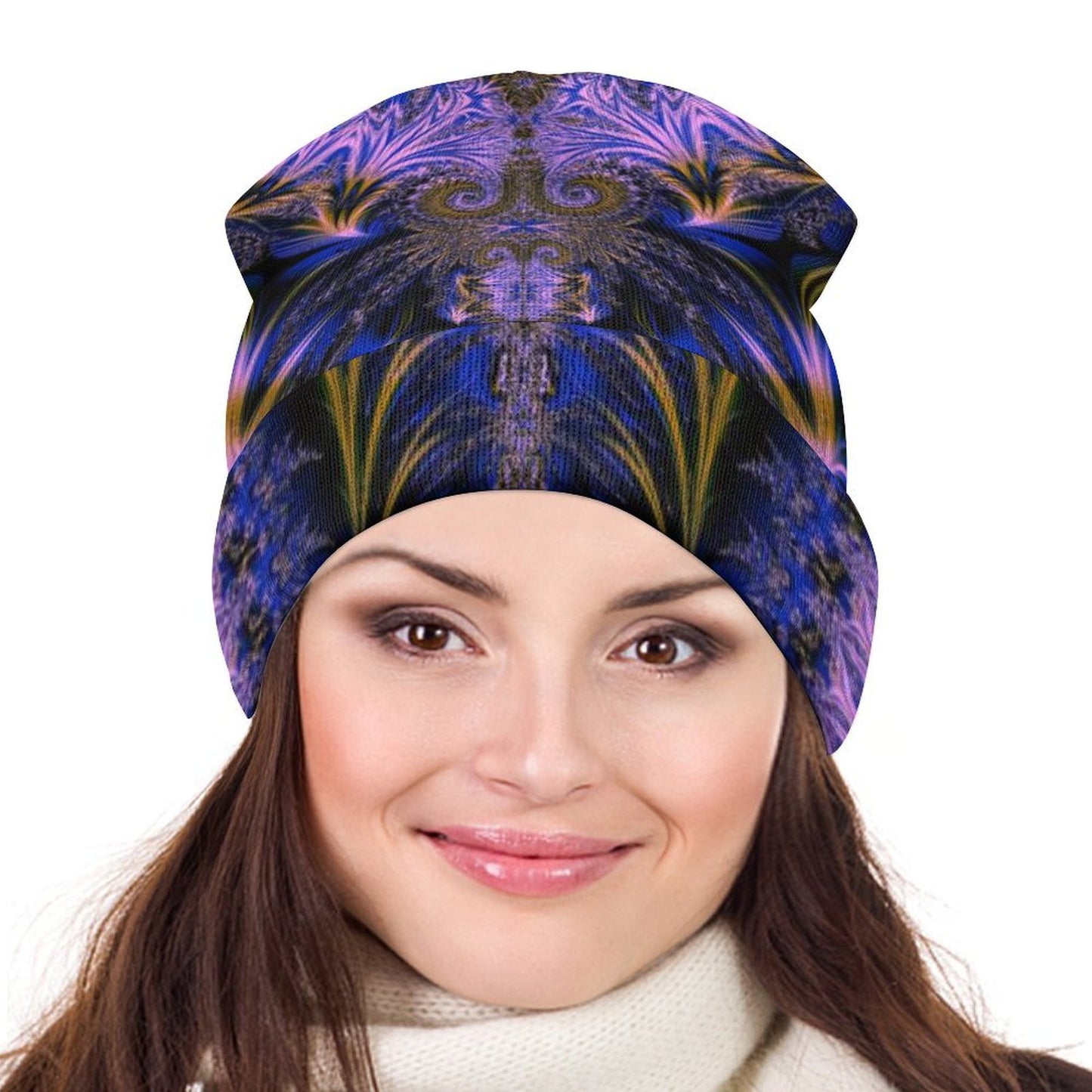 All-Over Print Knitted Hat