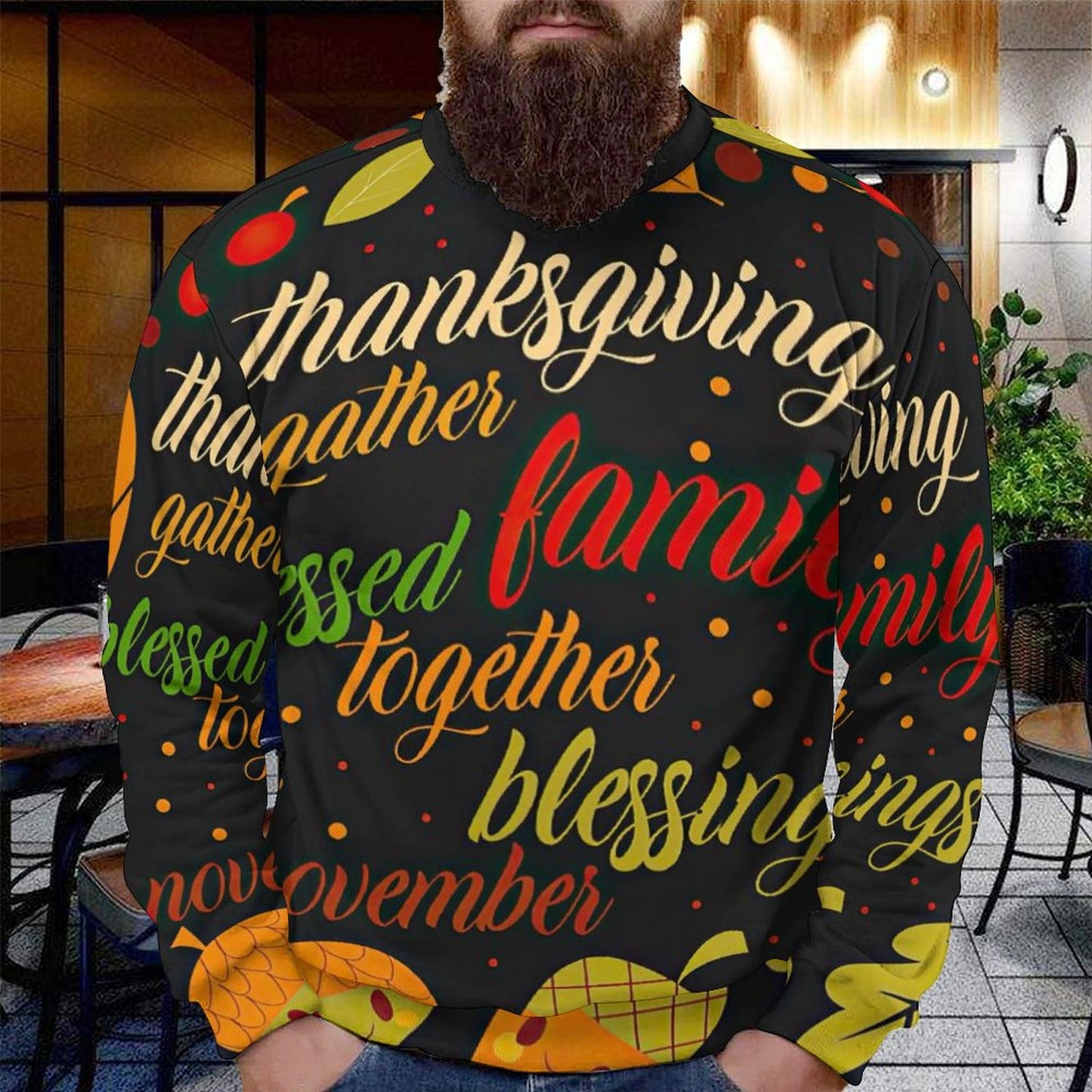 All-over Print Men's Pullover Sweatshirt