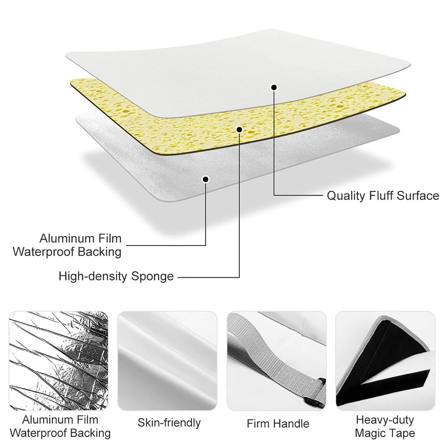 All-Over Print Square Picnic Mat