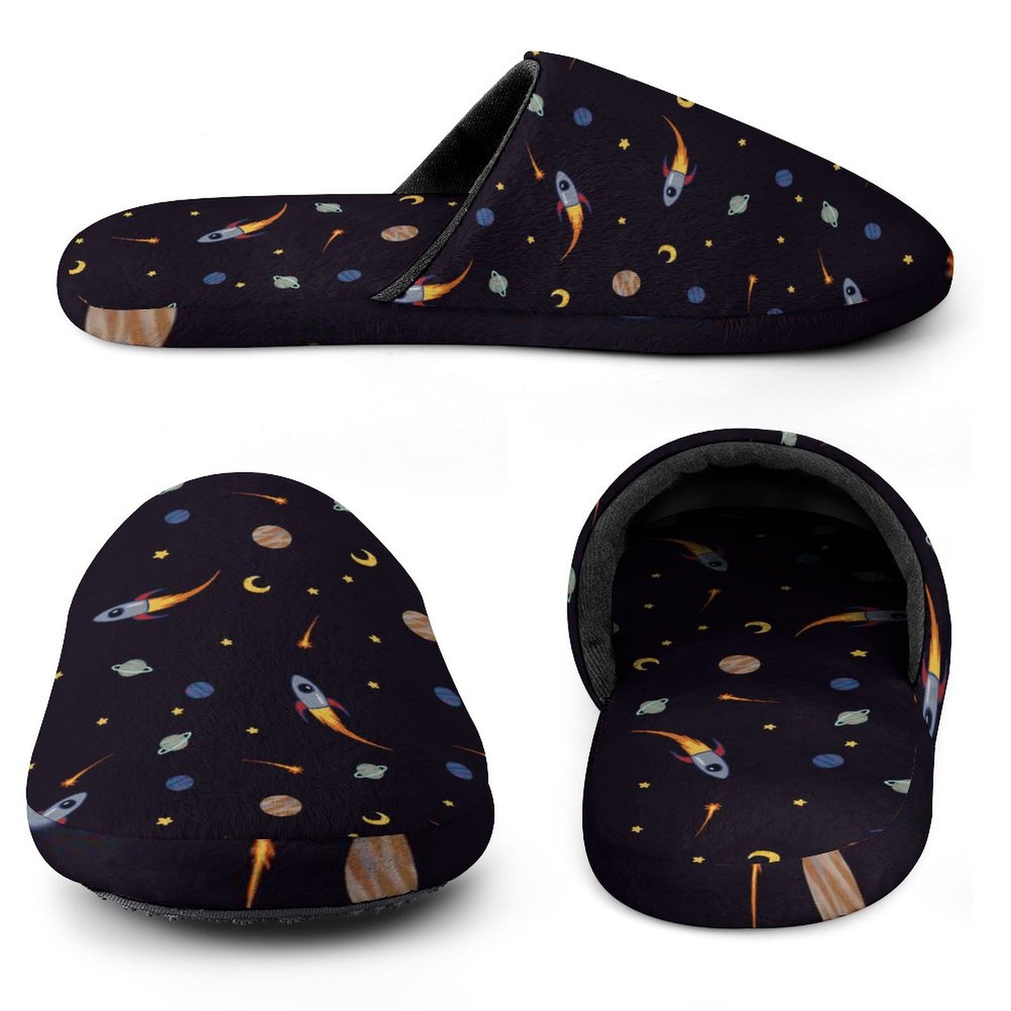 All-Over Print Men's Home Cotton Slippers