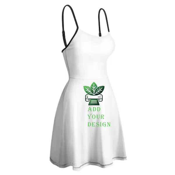 All-Over Print Women's Suspender Dress