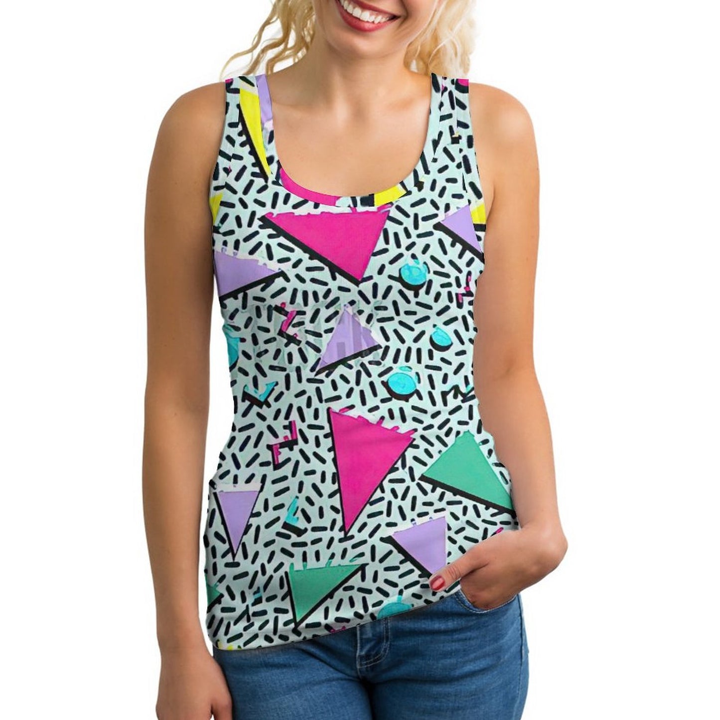 All-Over Print Women's Sports Vest