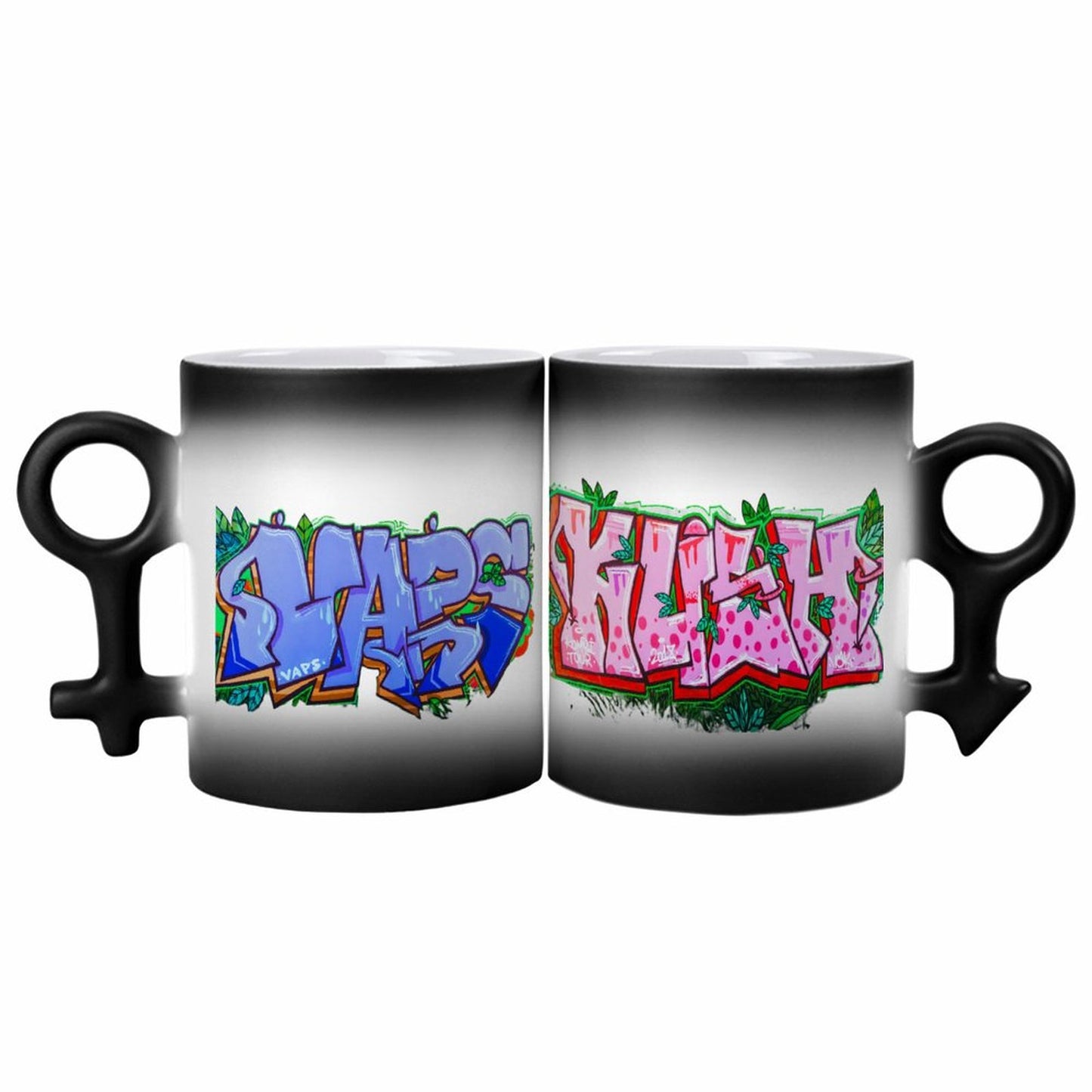 11oz Couples Symbol Discoloration Cup