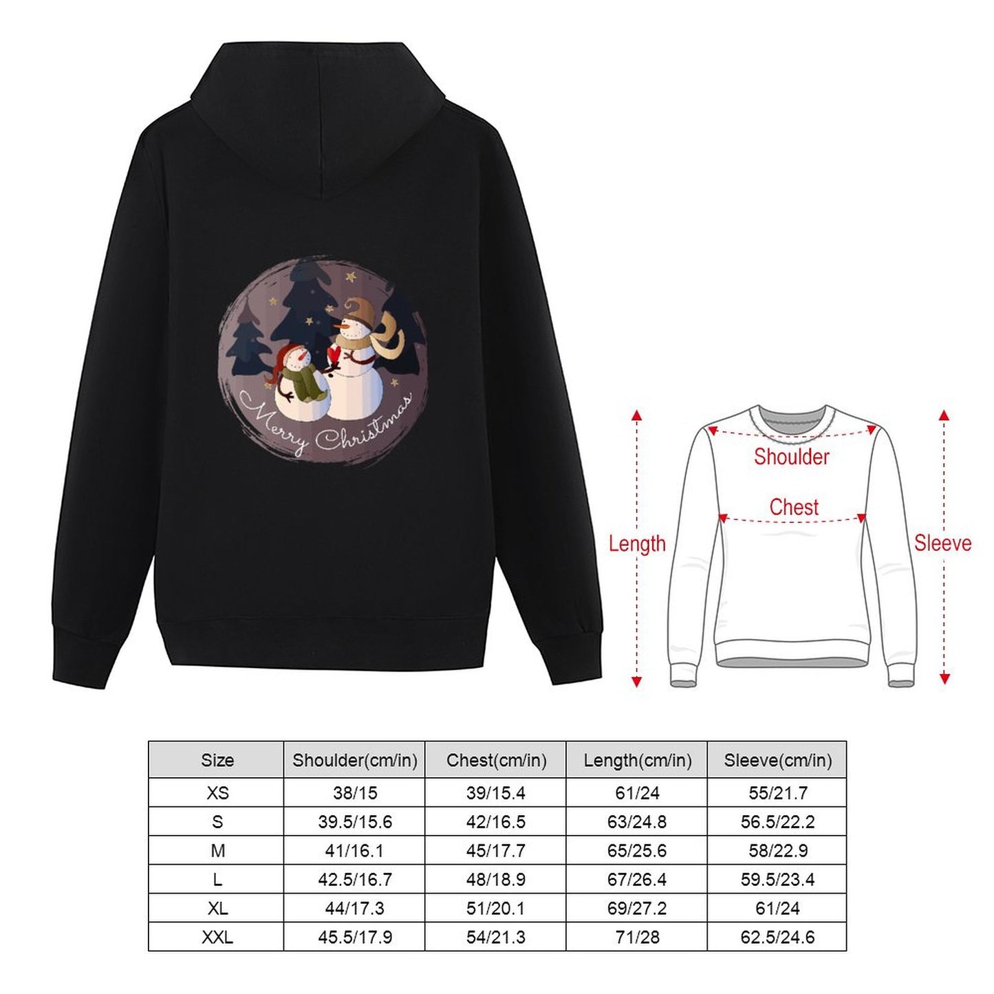 100% Cotton Teen Hoodie (with pockets/back print)
