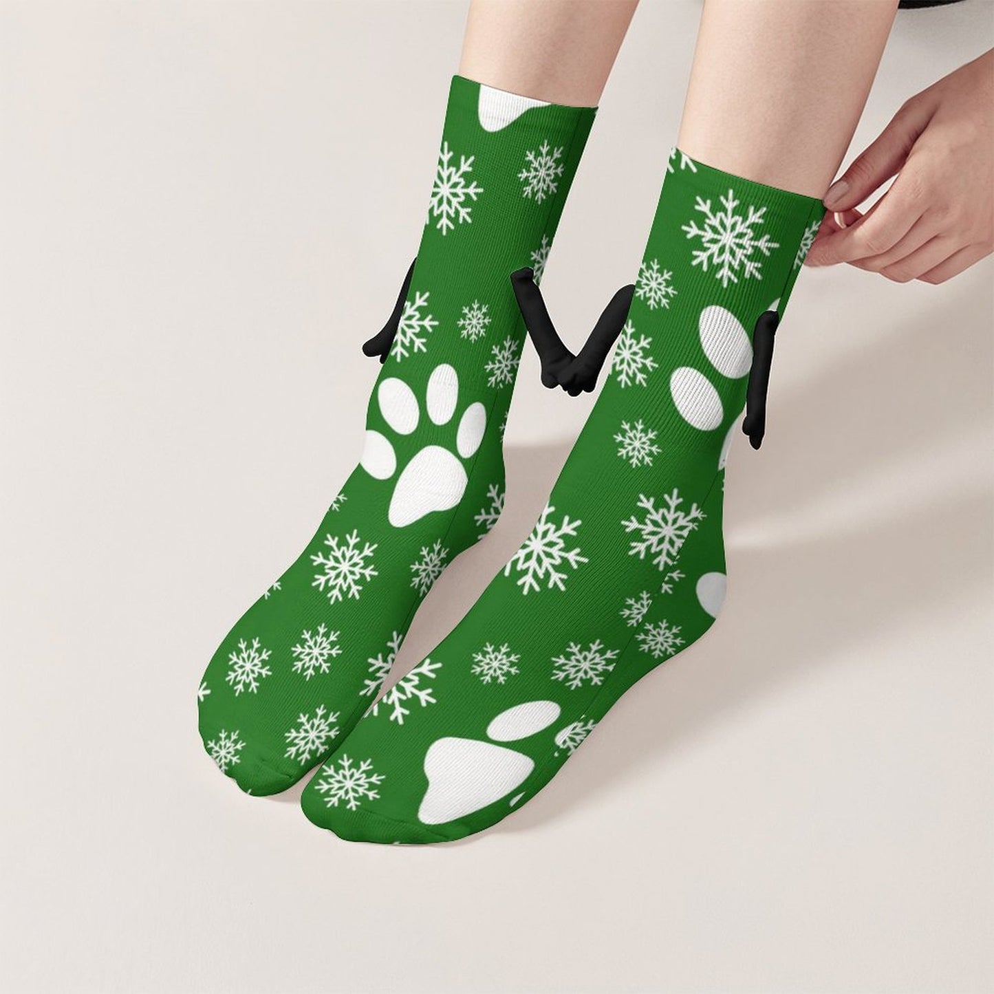 All-Over Print Hand Holding Socks
