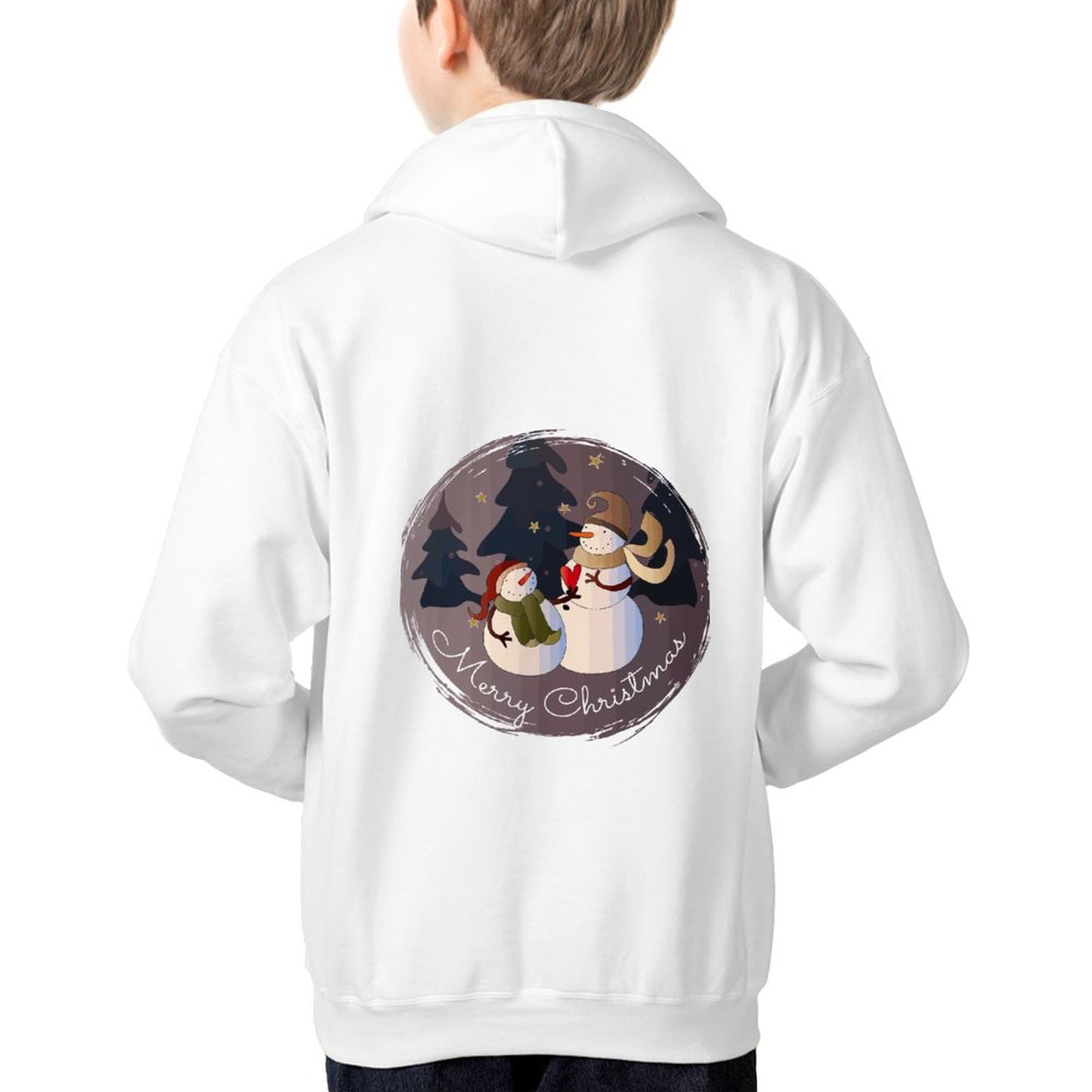 100% Cotton Teen Hoodie (with pockets/back print)