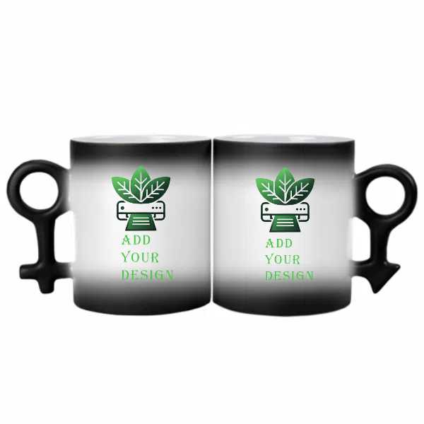 11oz Couples Symbol Discoloration Cup