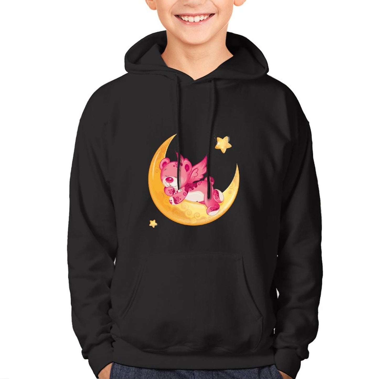 100% Cotton Teen Hoodie (with pocket/front print)