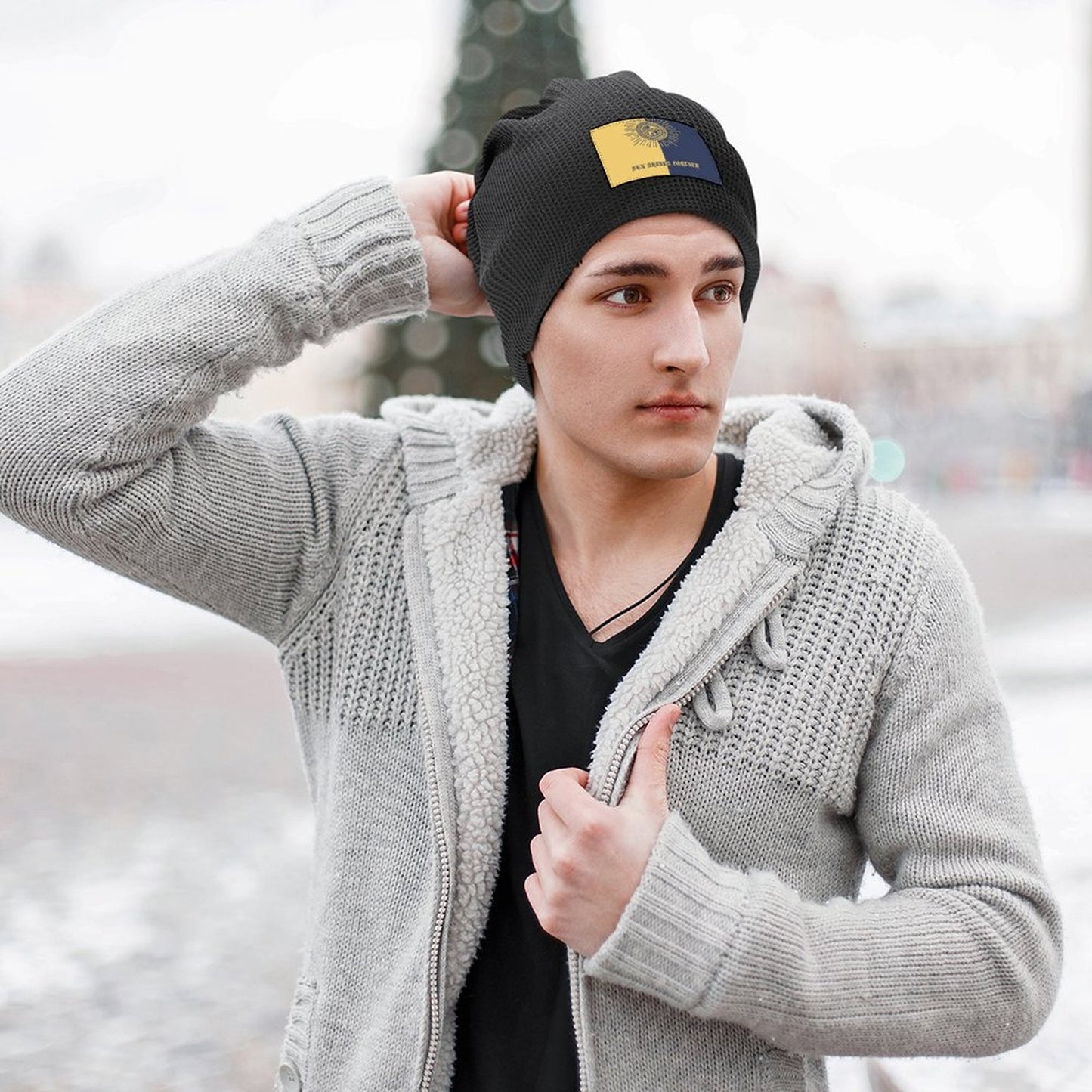 Plush Pullover Cap