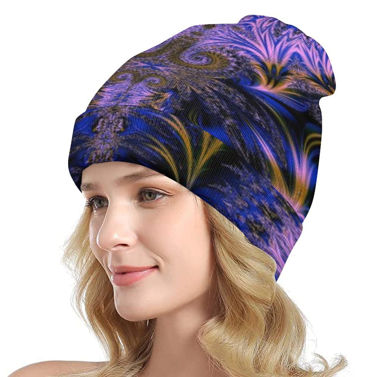 All-Over Print Knitted Hat