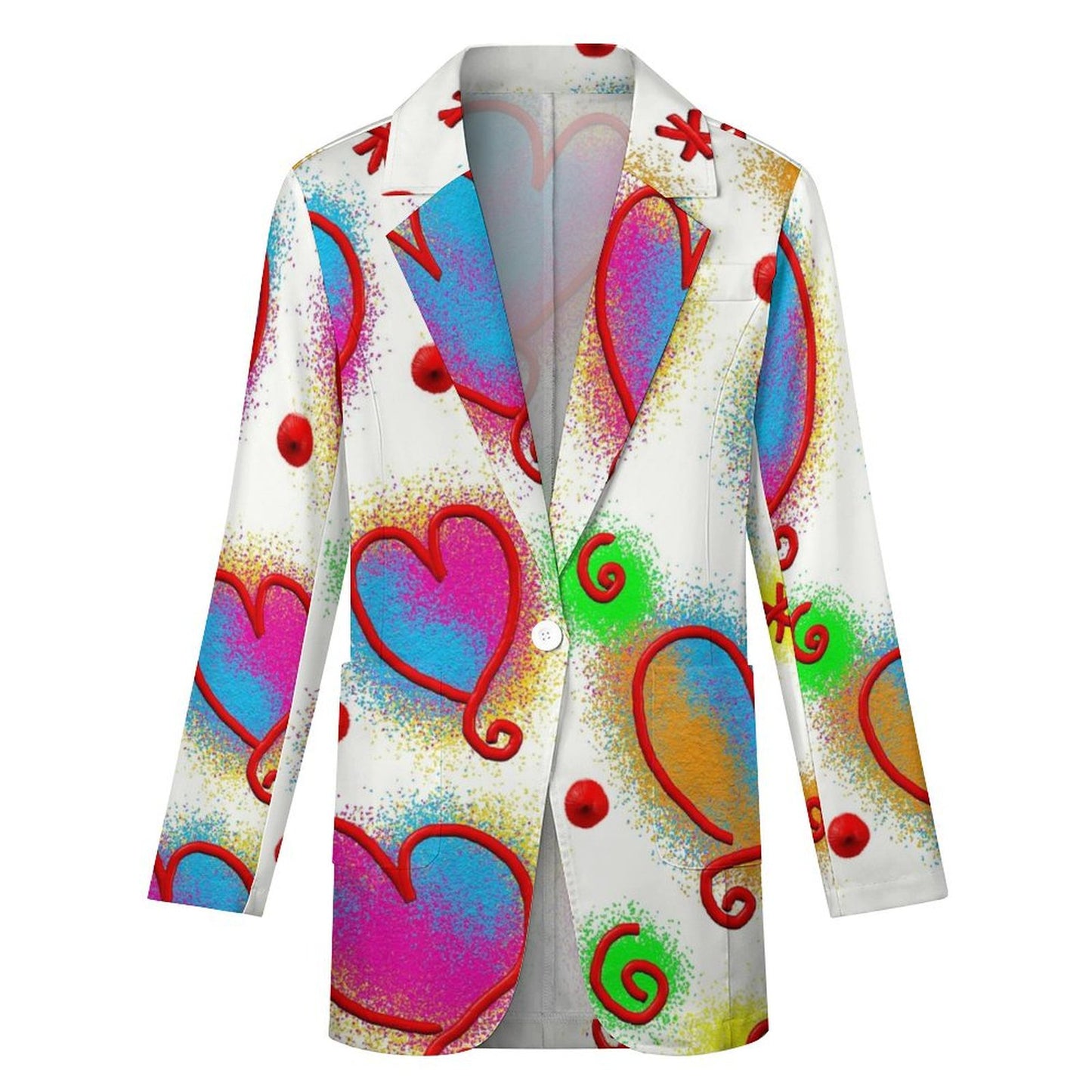 All-Over Print Women's Casual Suit