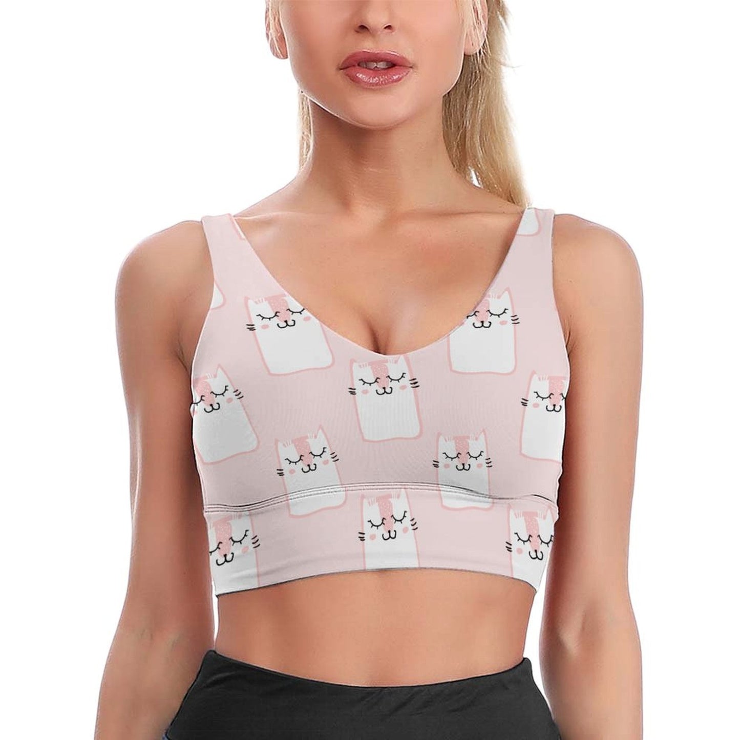 All-Over Print Women's Sports Bra