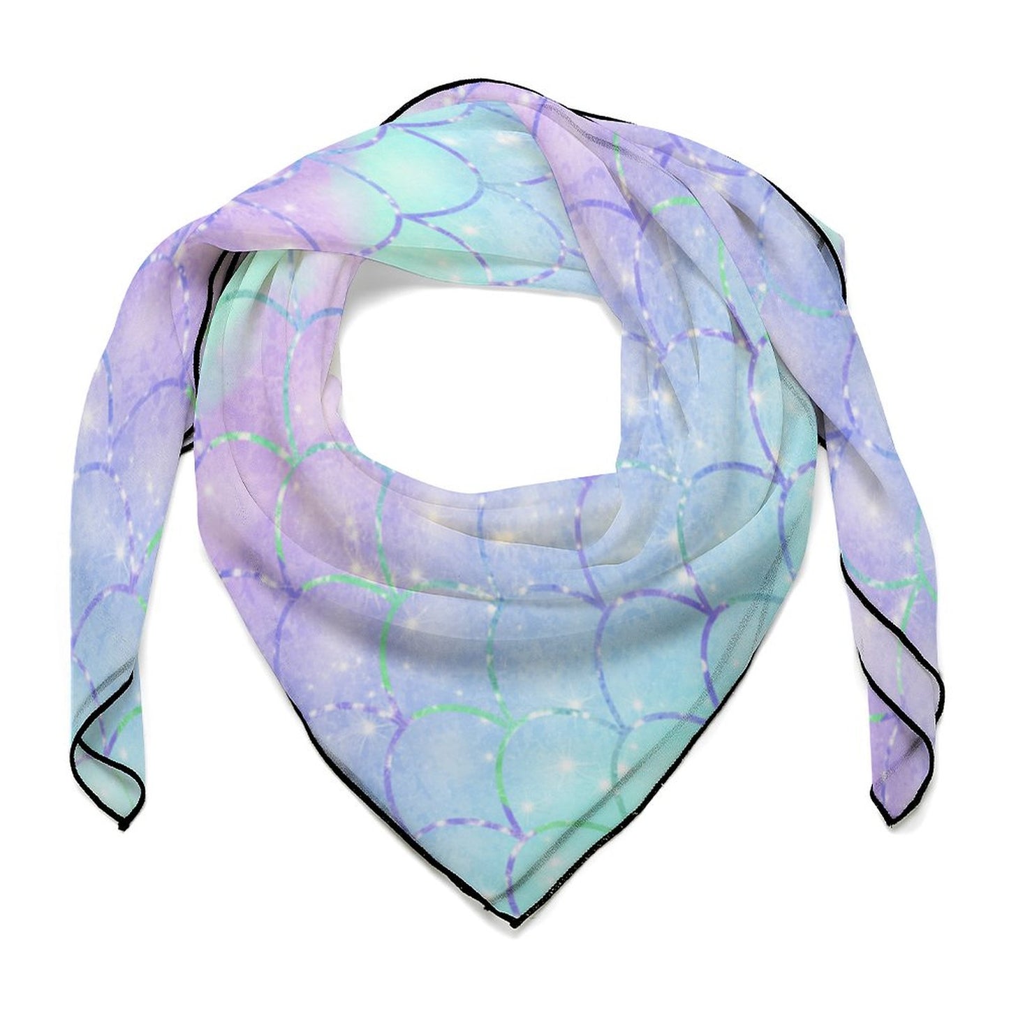 All-Over Print Multi-purpose Silk Scarves