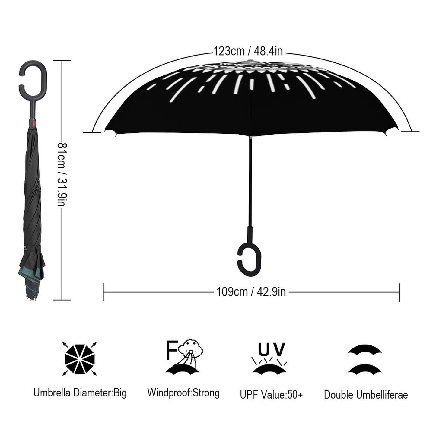 Car Reverse Umbrella