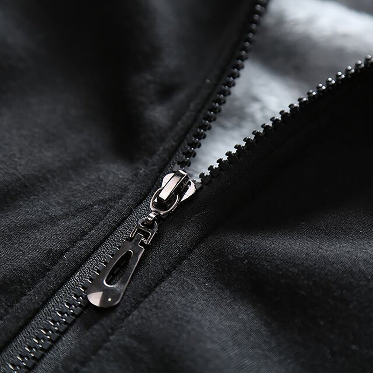 Zipper Thermal Thickened Padded Hoodie