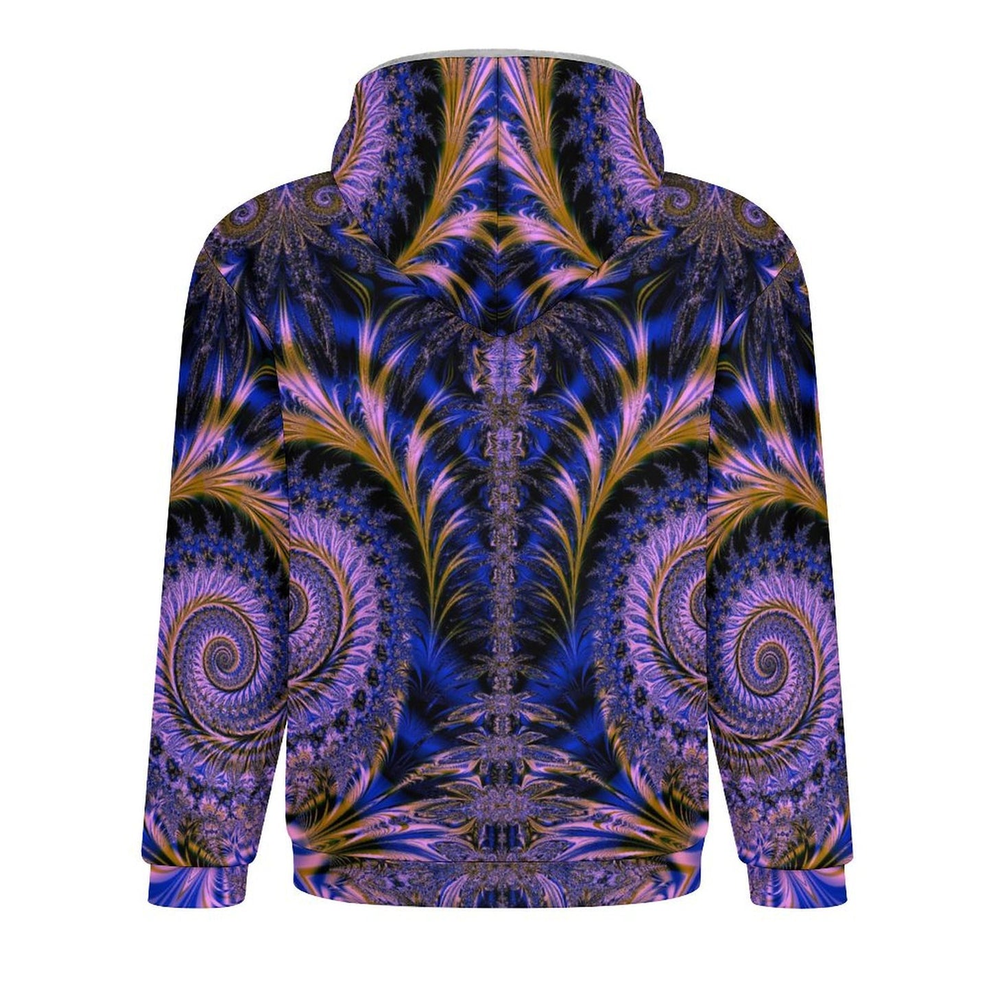 Double Layer Padded Zip-Up Hoodie