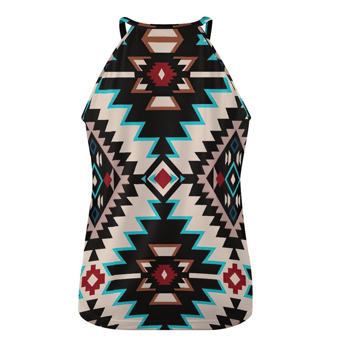 All-Over Print Women's Round Neck Vest