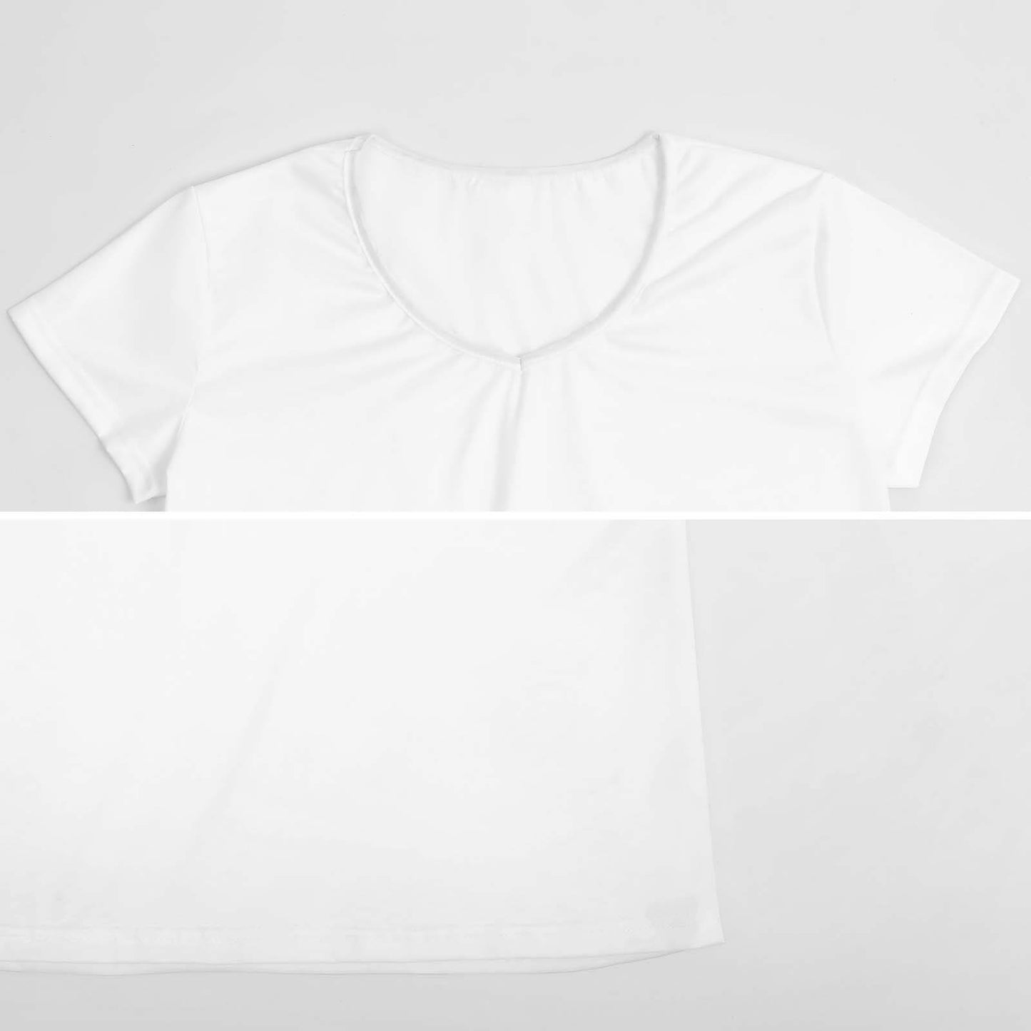 All-Over Print Women's V-neck Short Sleeve T-shirt