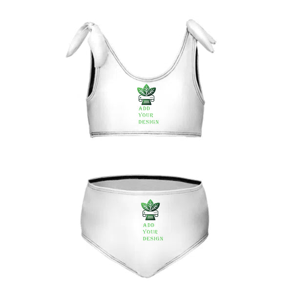 All-Over Print Children's Strappy Swimsuit