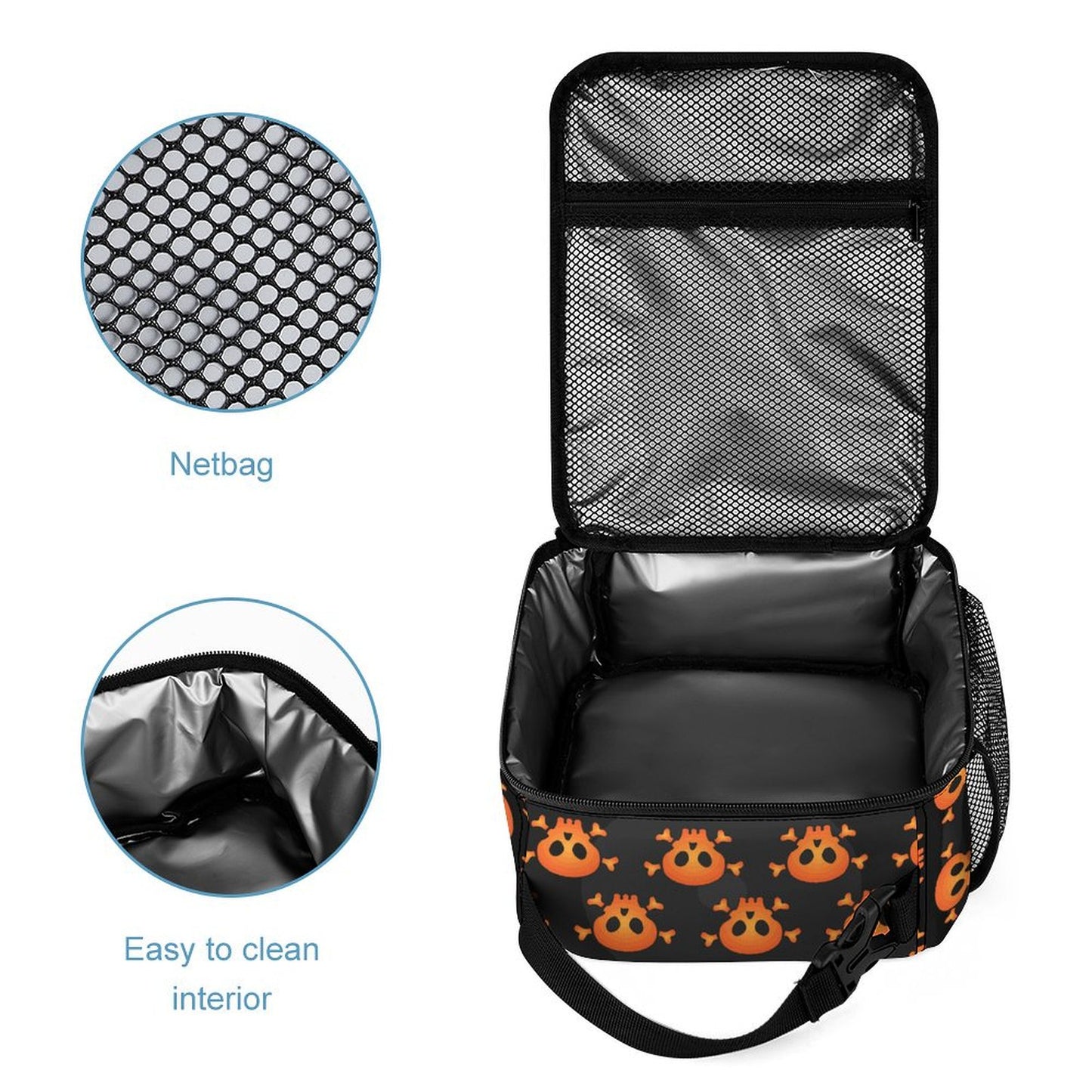 School Bag Portable Lunch Bag Stationery Bag Set