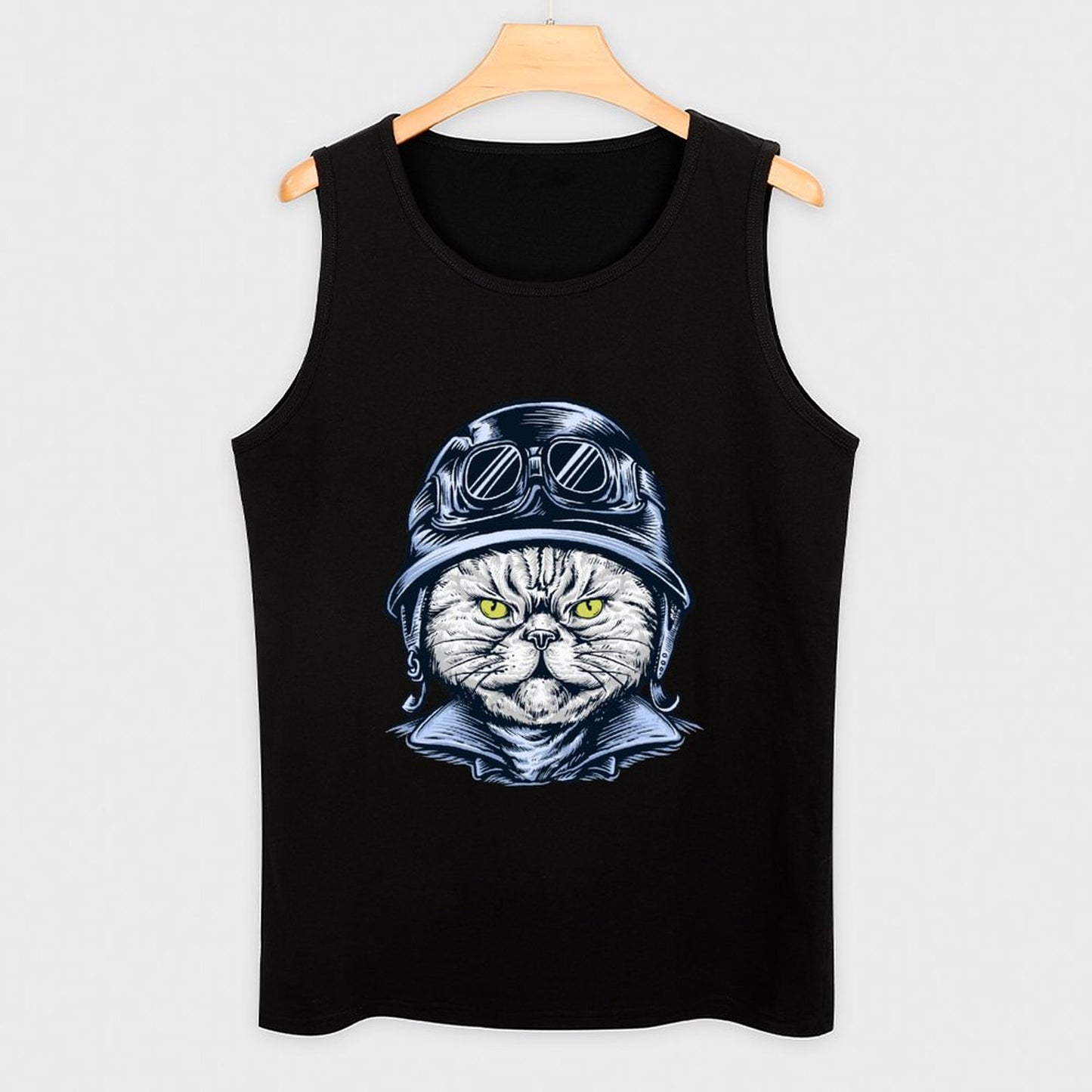100% Cotton Tank Top (printed on the front)