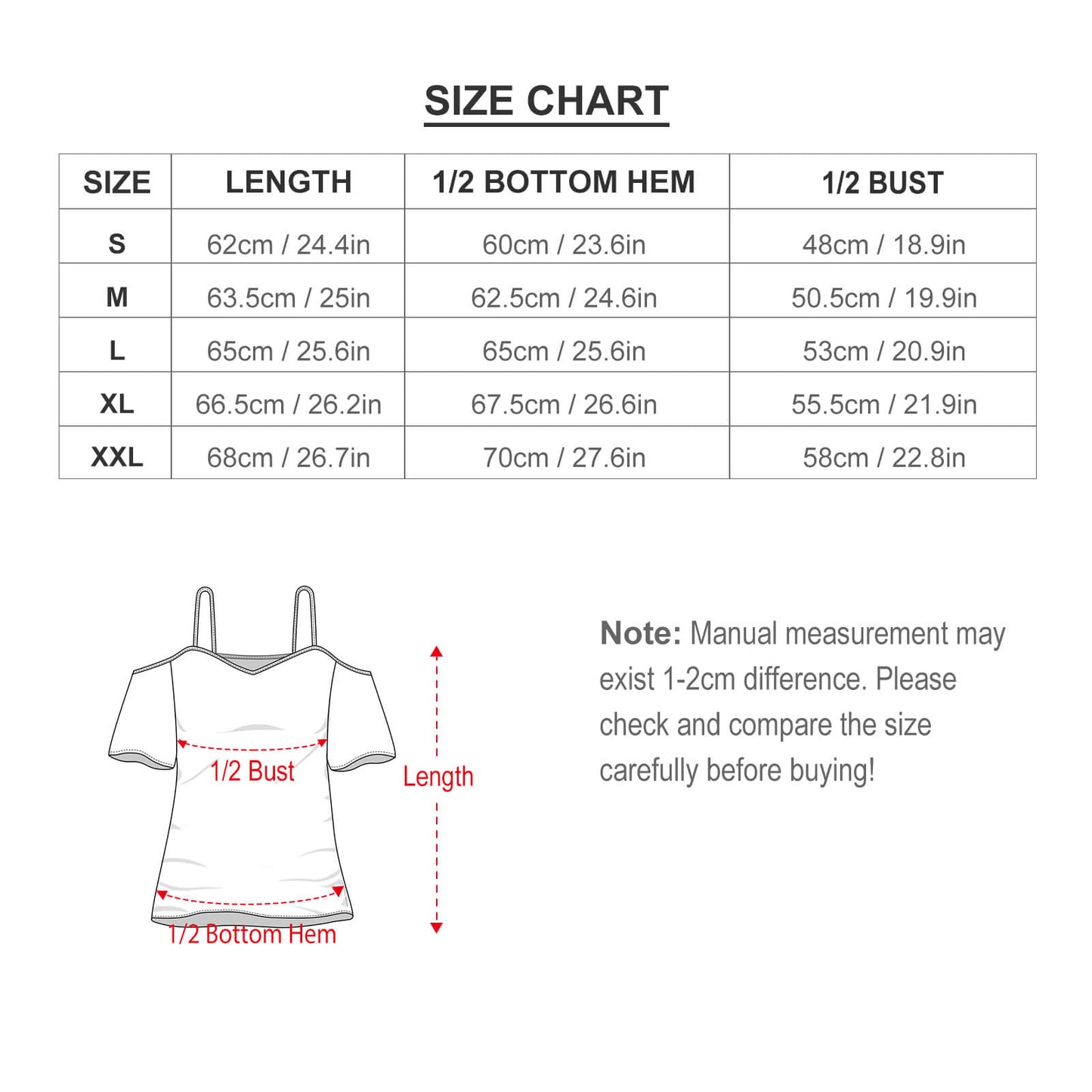 All-Over Print Women's Off Shoulder Halter Tops